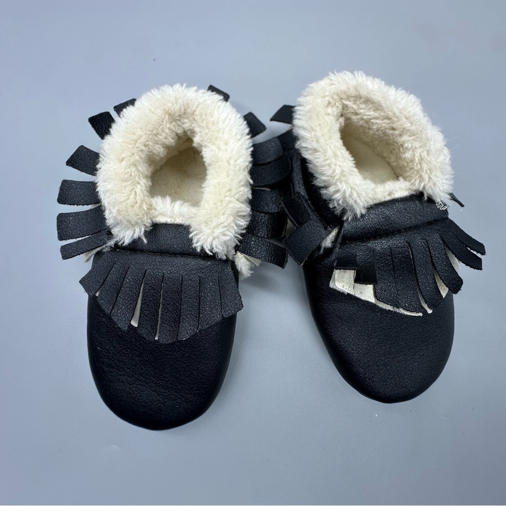 Monkey Feet Toddler Sherpa Moccasins, shoes, Slippers